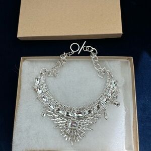 RHONDA NECKLACE IN SILVER DUNDAS